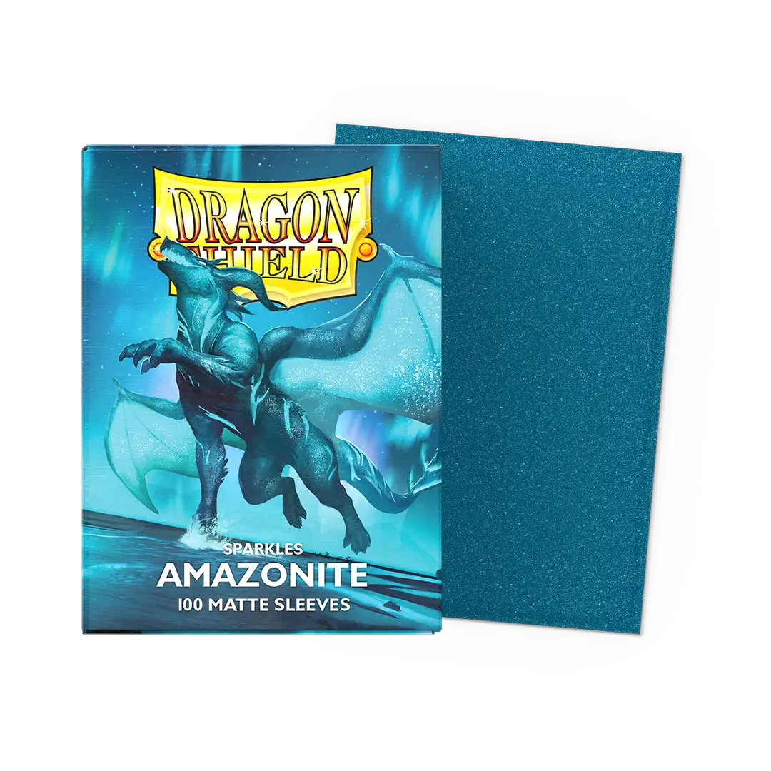 Dragon Shield Sleeves: Standard - Matte Sparkles Amazonite (100 ct.)