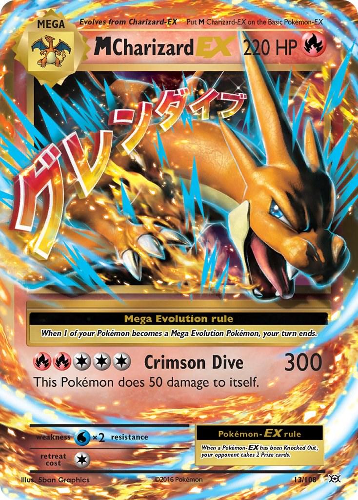 PSA 9 Mega Charizard EX Foil - Pokemon Evolutions