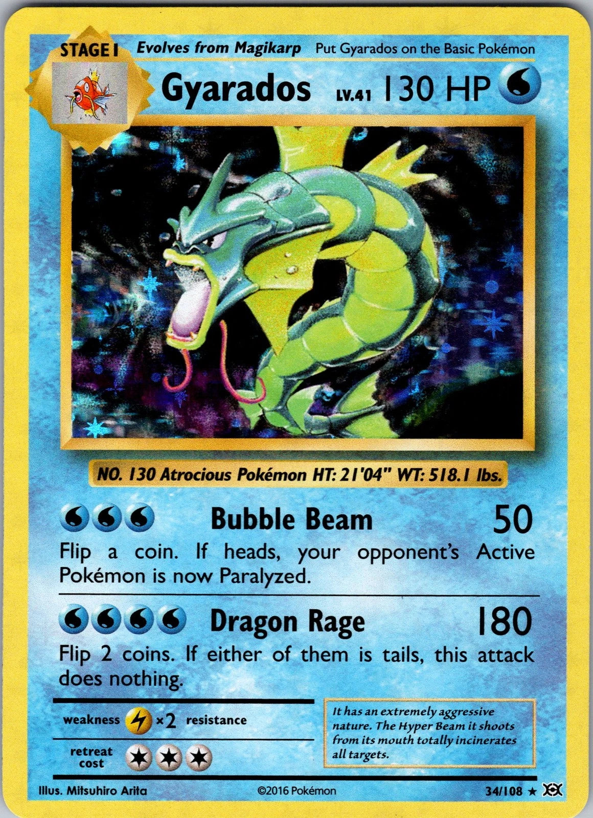 CGC 9 - Gyarados · XY Evolutions