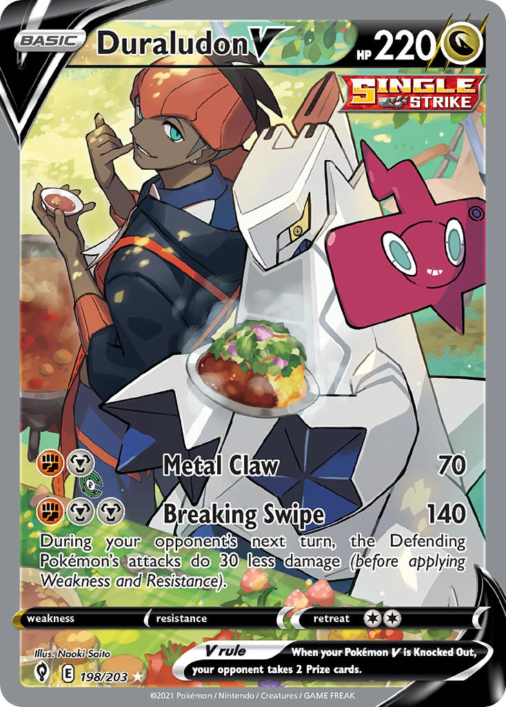 PSA 10 - Duraludon V · Evolving Skies (EVS) #198