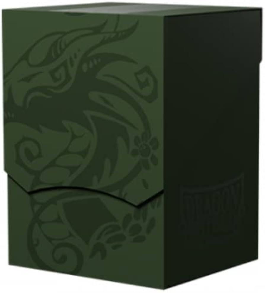 Dragon Shield: Deck Shell Revised- Forest Green/Black