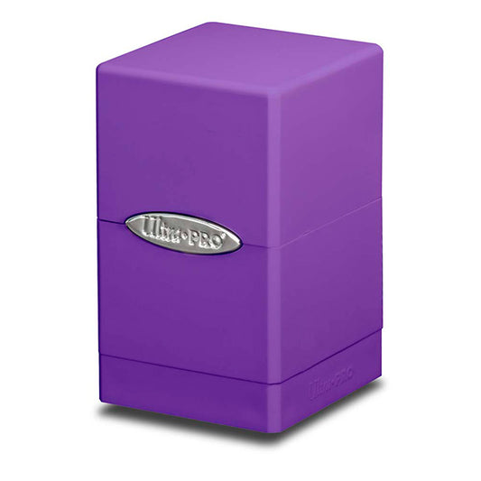 Deckbox: Satin Tower 100+ Solid- Purple, Royal