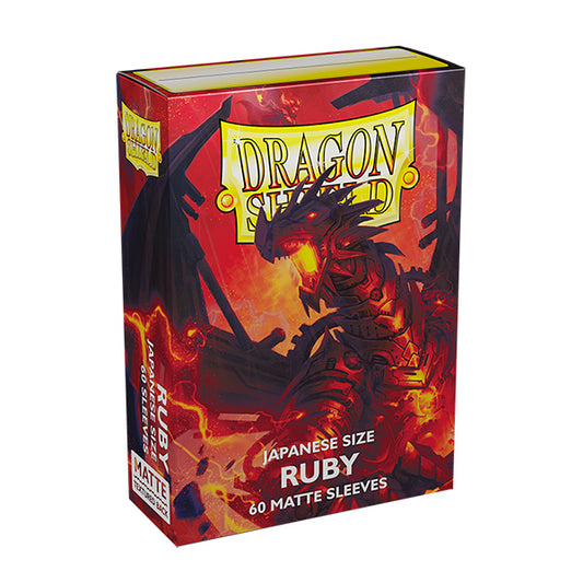 Dragon Shield Sleeves: Japanese- Matte Ruby 'Geledar' (60)