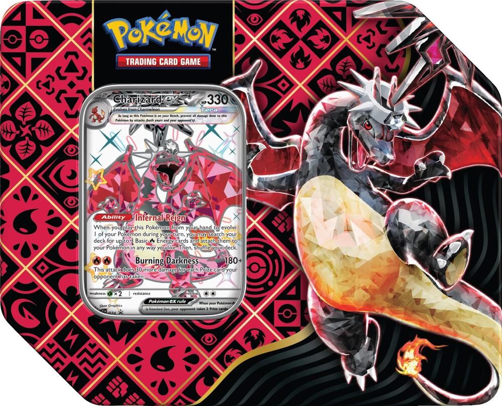 Paldean Fates Tin [Charizard Ex]