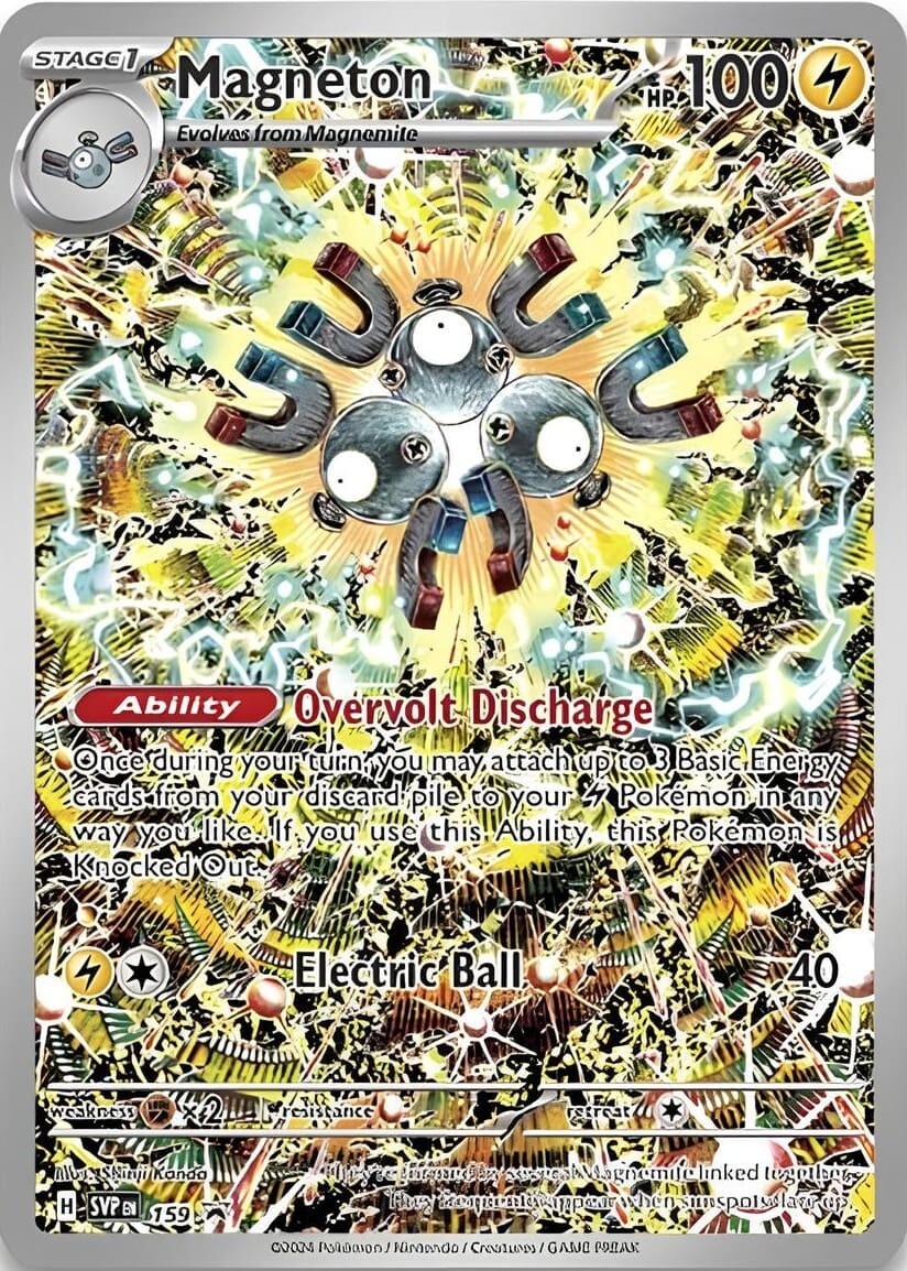PSA 9 Magneton - Surging Sparks Promo