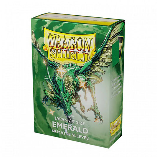 Dragon Shield Sleeves: Japanese- Matte Emerald (60 ct.)