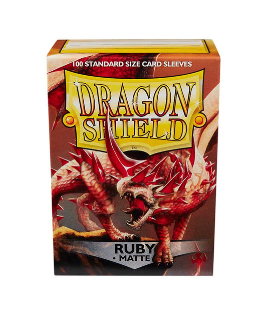 Dragon Shield Sleeves: Standard- Matte Ruby (100 ct.)