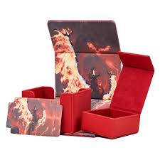 Arcane Fortress Deck Box: Volcanic Rebirth - Radiant 100+ Deck Vault (Deluxe)