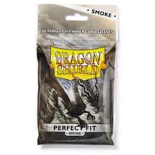 Dragon Shield  Sleeves: Perfect Fit Standard- Clear/Smoke (100 ct.)
