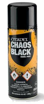 Chaos Black Spray Paint