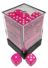 12mm 36d6 Opaque: Pink/White