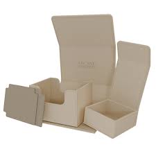 Arcane Fortress Deck Box: Solid Color Cream - Radiant 100+ Deck Vault (Deluxe) (Copy)