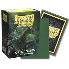 Dragon Shield Sleeves: Standard- Matte Forest Green (100 ct.)