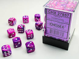 12mm 36d6 Festive: Violet/White