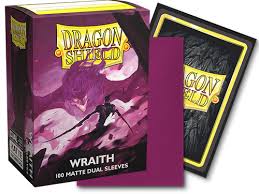 Dragon Shield  Sleeves: Standard DUAL- Matte Wraith 'Alaric, Chaos Wraith' (100 ct.)