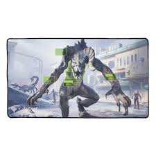 Playmat: MTG Black- Stitched- Fallout- V.A.T.S.