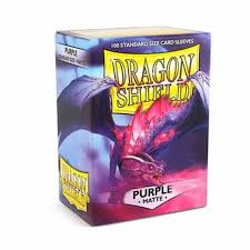 Dragon Shield Sleeves: Standard- Matte Purple (100 ct.)