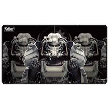 Playmat: Black Stitched- Fallout- Brotherhood of Steel