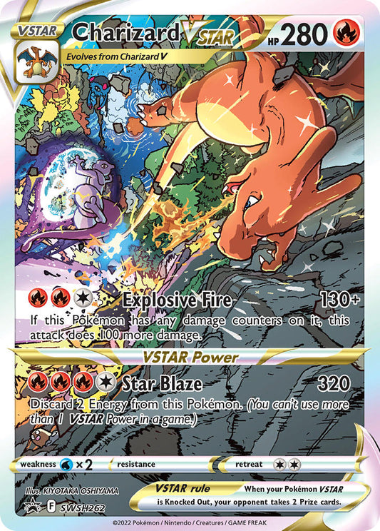 PSA 8 - Charizard VSTAR · Sword & Shield Promos #SWSH262