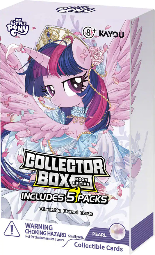 My Little Pony TCG: Friendship Eternal Cards, Moon Edition- Collector Box (5 packs)
