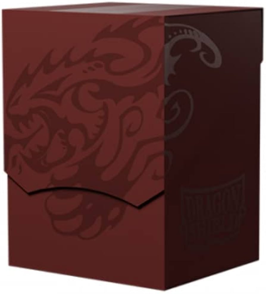 Dragon Shield:  Deck Shell Revised- Blood Red/  Black