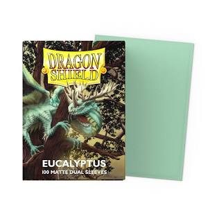 Dragon Shield  Sleeves: Standard DUAL- Matte  Eucalyptus 'Lehel' (100 ct.)