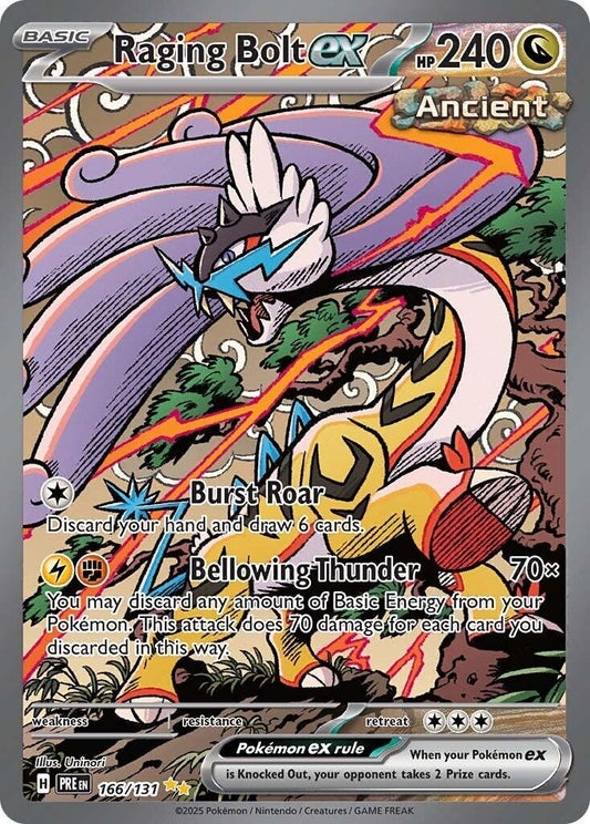PSA 9 - Raging Bolt ex - Prismatic Evolutions