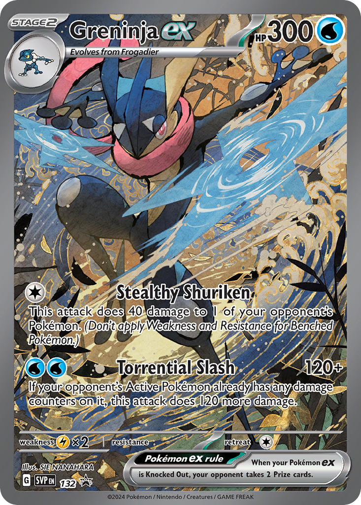 PSA 9 - Greninja ex · Scarlet & Violet Promos (SVP) #132